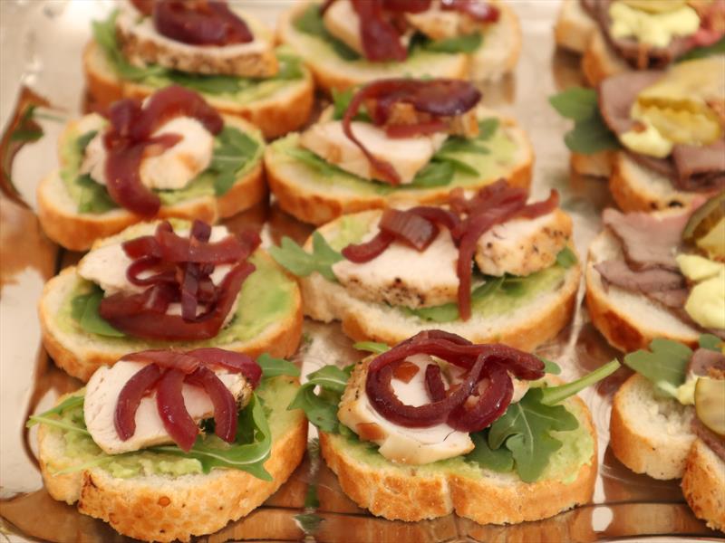 Chicken Avocado Canapés