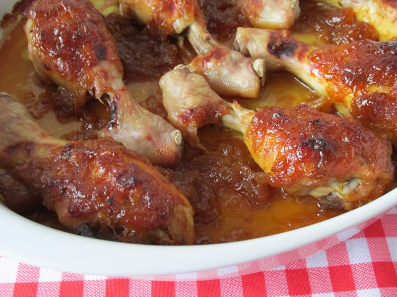 Mango chutney chicken