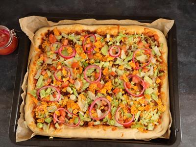 Taco Pizza