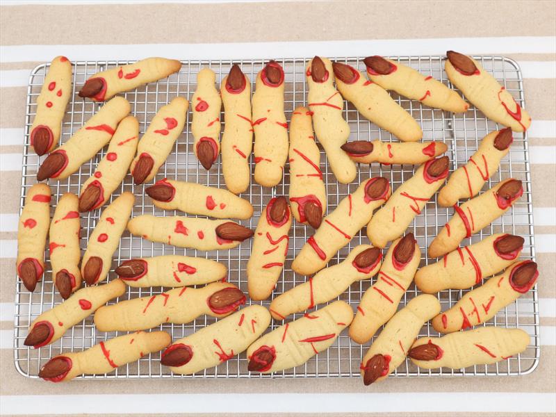 Witches Fingers Almond biscuits